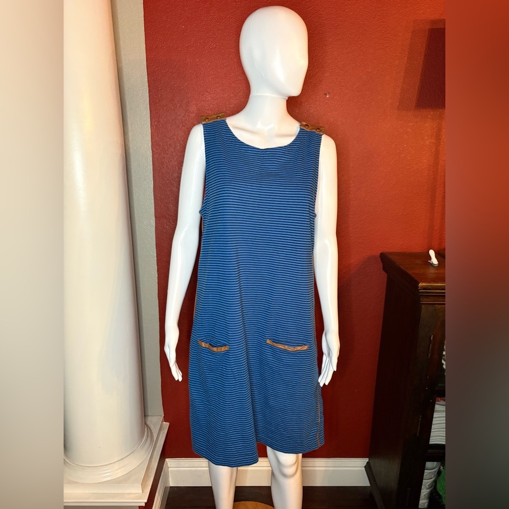 Vintage Juicy Couture Striped Mini Shift Dress. Size XL